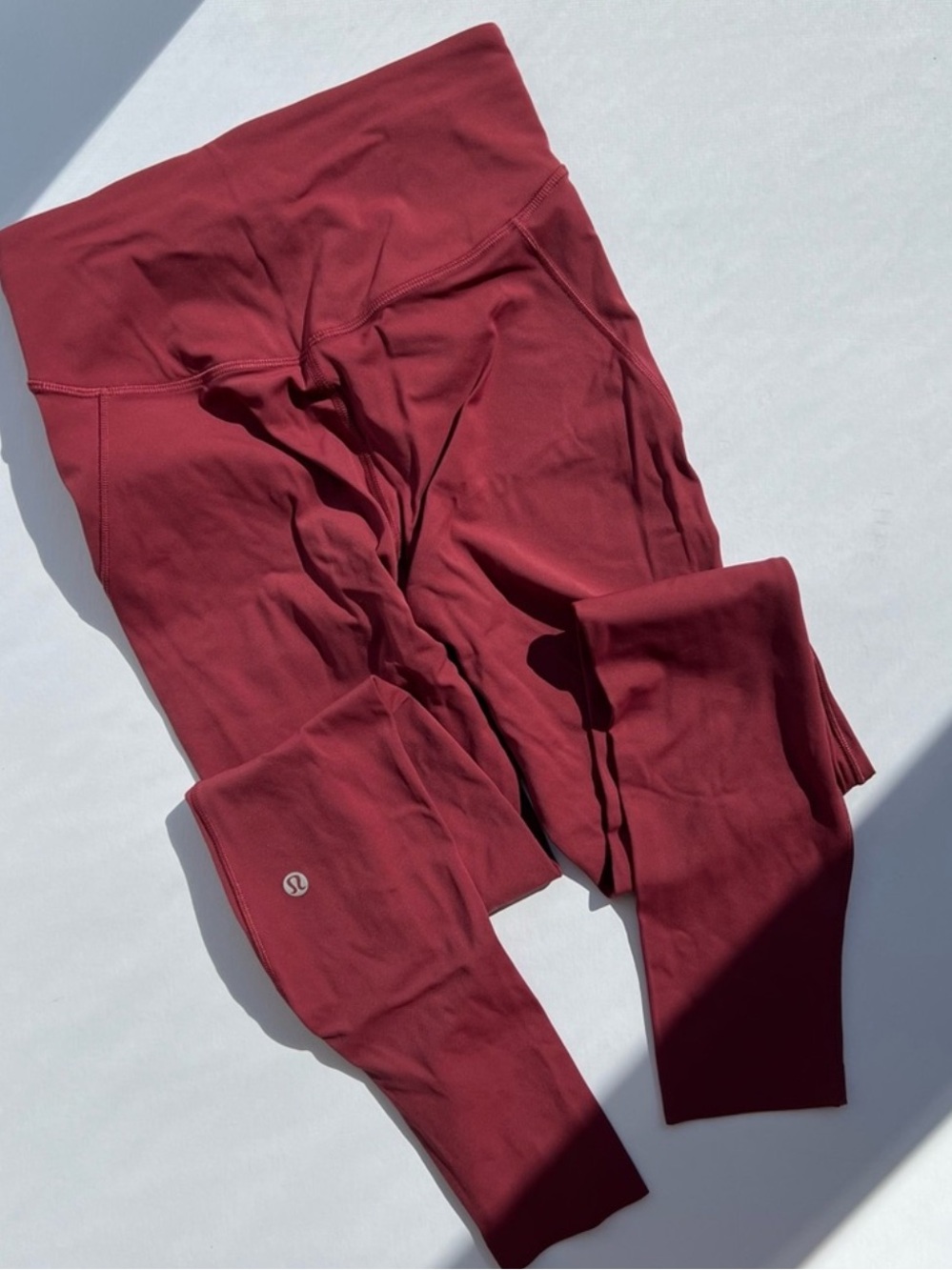 lululemon athletica Womens Burgundy Leggings